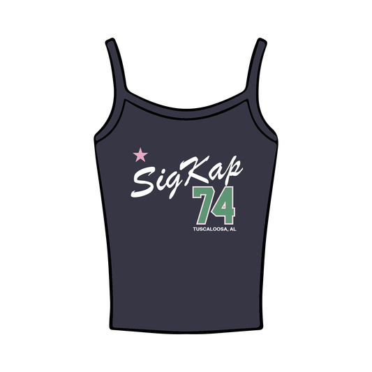University of Alabama x Sigma Kappa 'General Merch' Spaghetti Tank Top