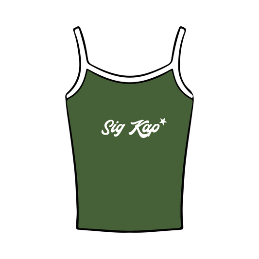 University of Alabama x Sigma Kappa 'General Merch' Spaghetti Tank Top