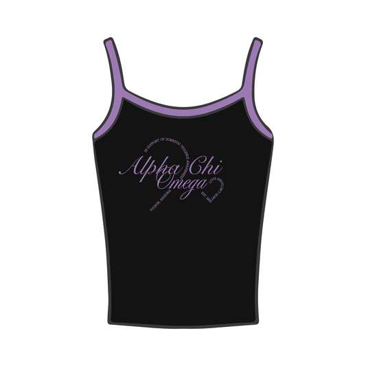 University of Arizona x Alpha Chi Omega 'Fall Rush 2025 (Philo Round)' Spaghetti Tank Top