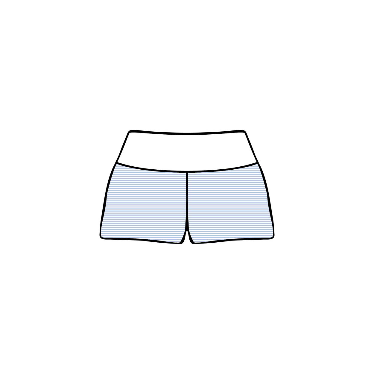University of Arizona x Alpha Chi Omega 'Optional Merch' Foldover Shorts