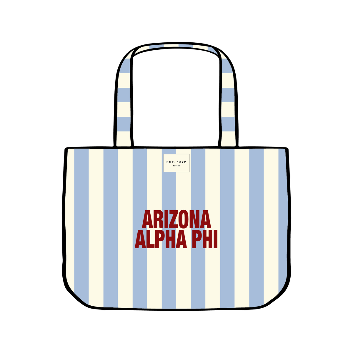 University of Arizona x Alpha Phi 'Summer Merch' Tote Bag