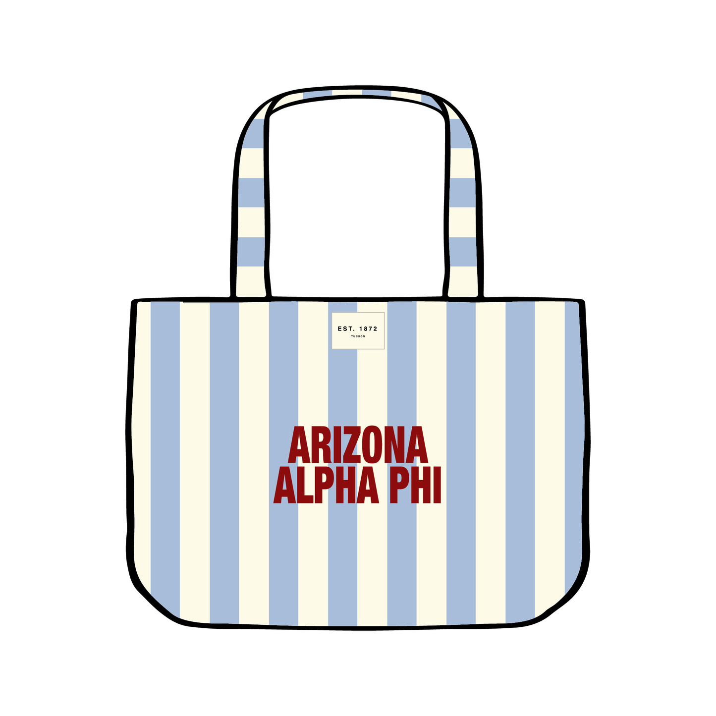 University of Arizona x Alpha Phi 'Summer Merch' Tote Bag