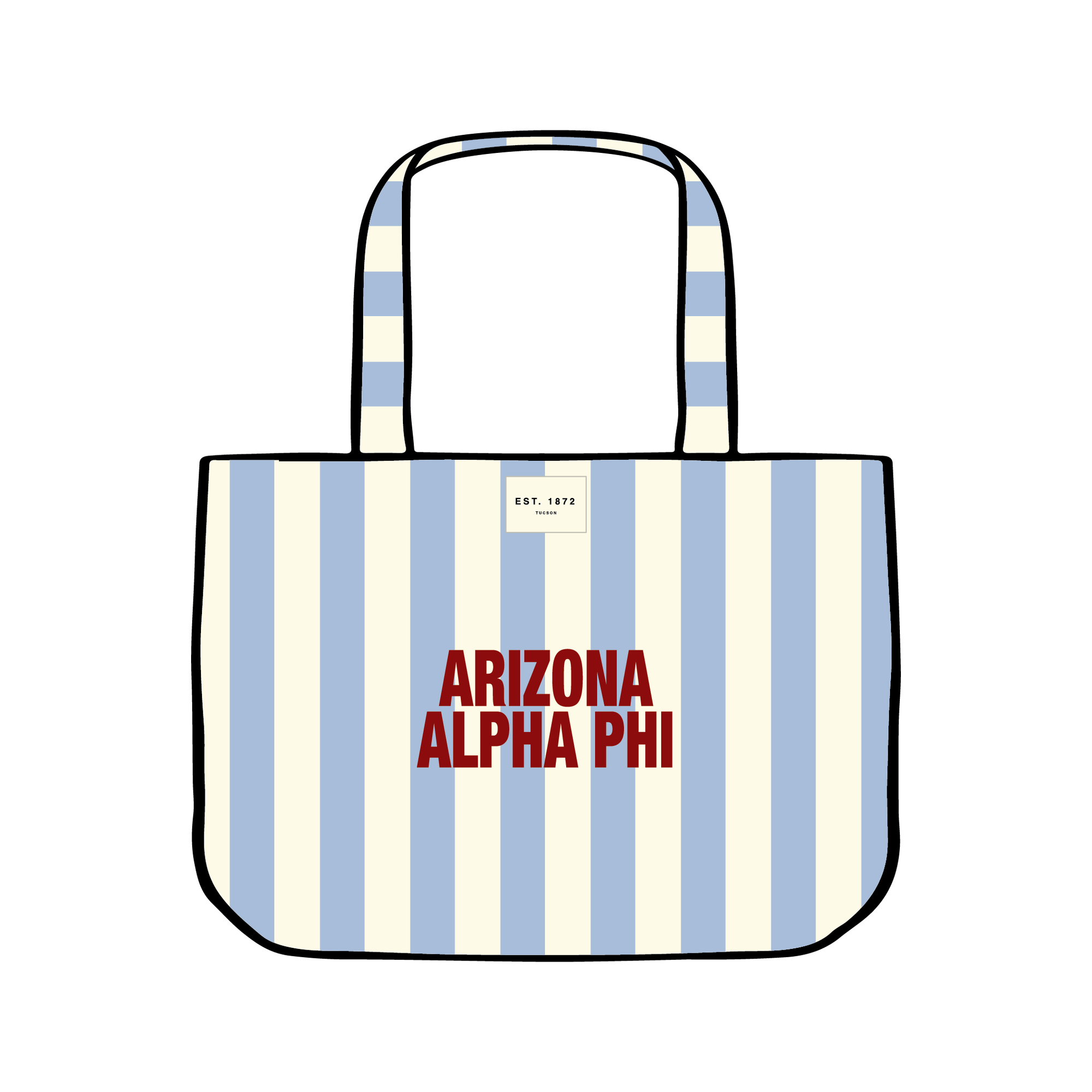 University of Arizona x Alpha Phi 'Summer Merch' Tote Bag