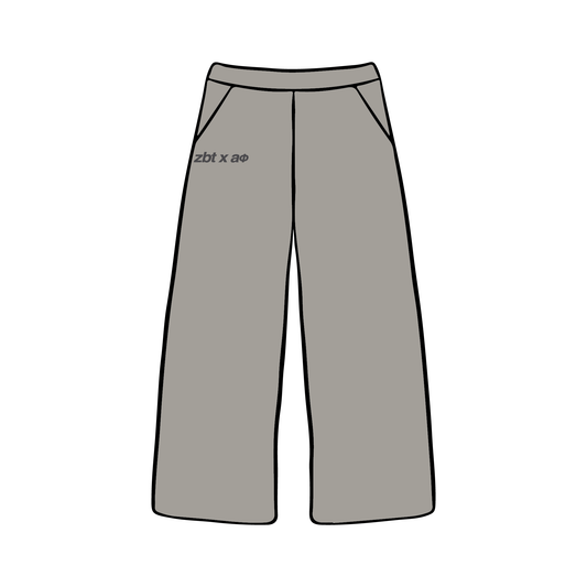 University of Arizona x Zeta Beta Tau x Alpha Phi 'Spring Fling' Wide-leg Sweatpants