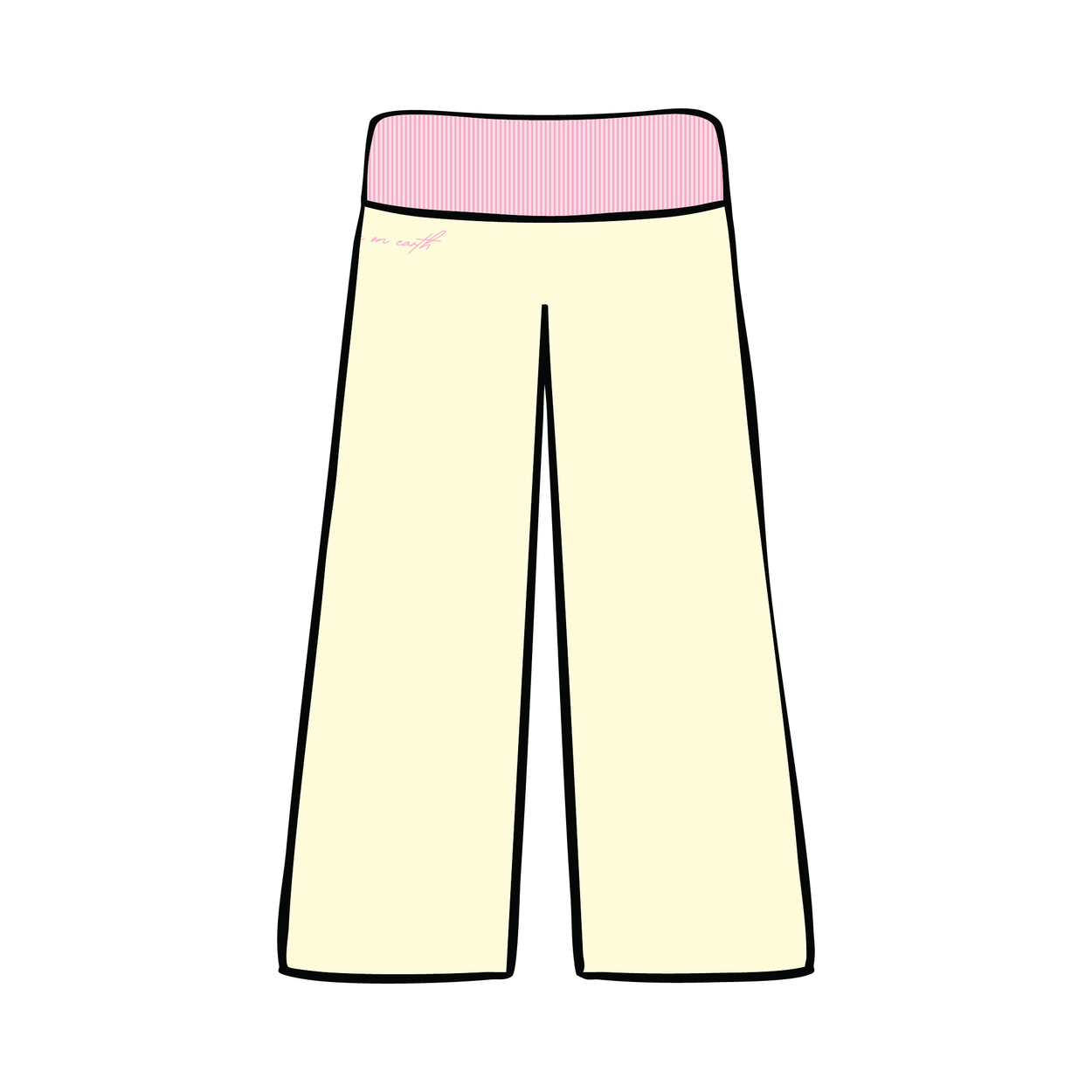 University of Arizona x Chi Omega 'Disneyland' Foldover Pants
