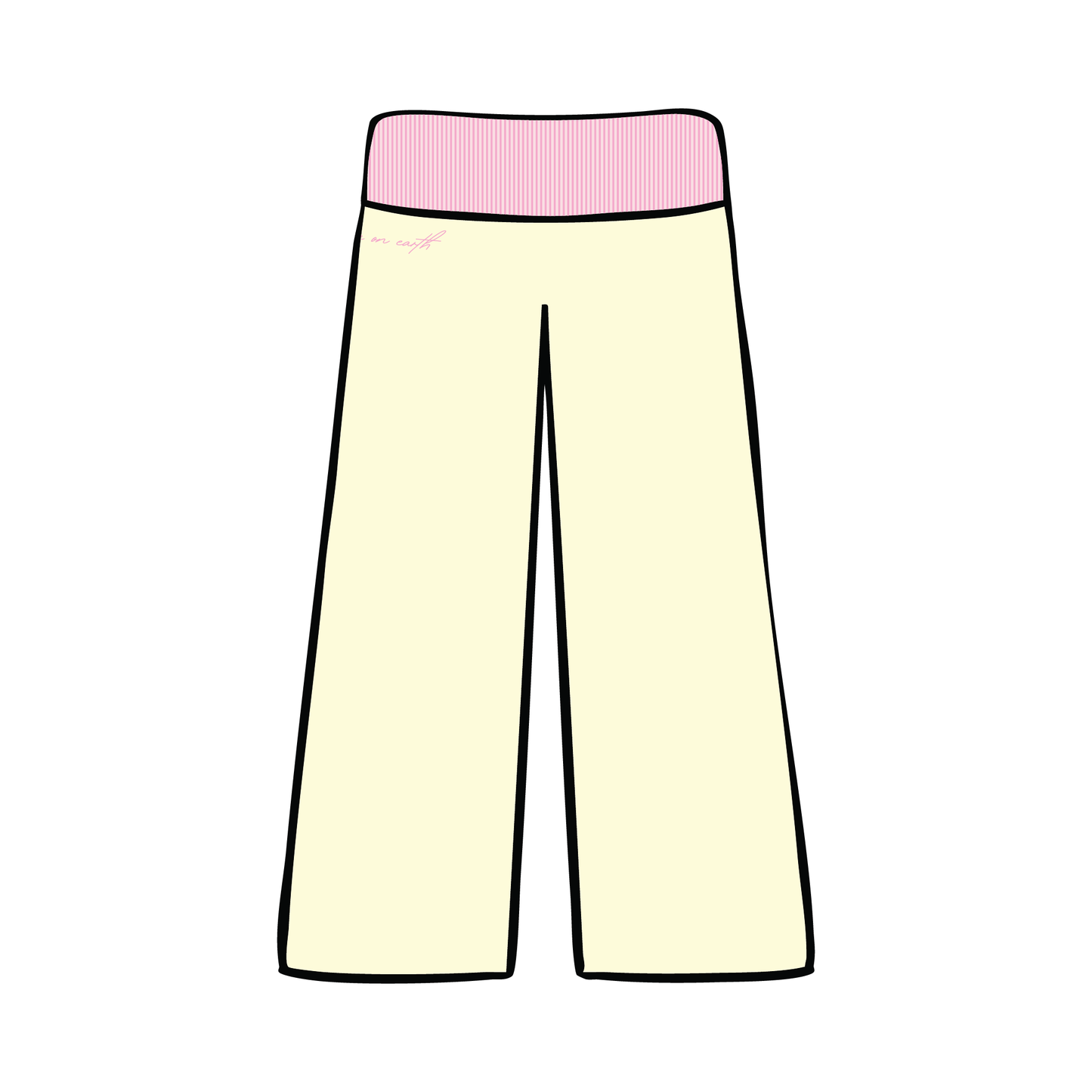 University of Arizona x Chi Omega 'Disneyland' Foldover Pants
