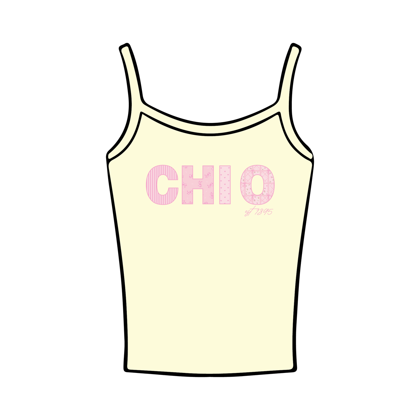University of Arizona x Chi Omega 'Disneyland' Spaghetti Tank