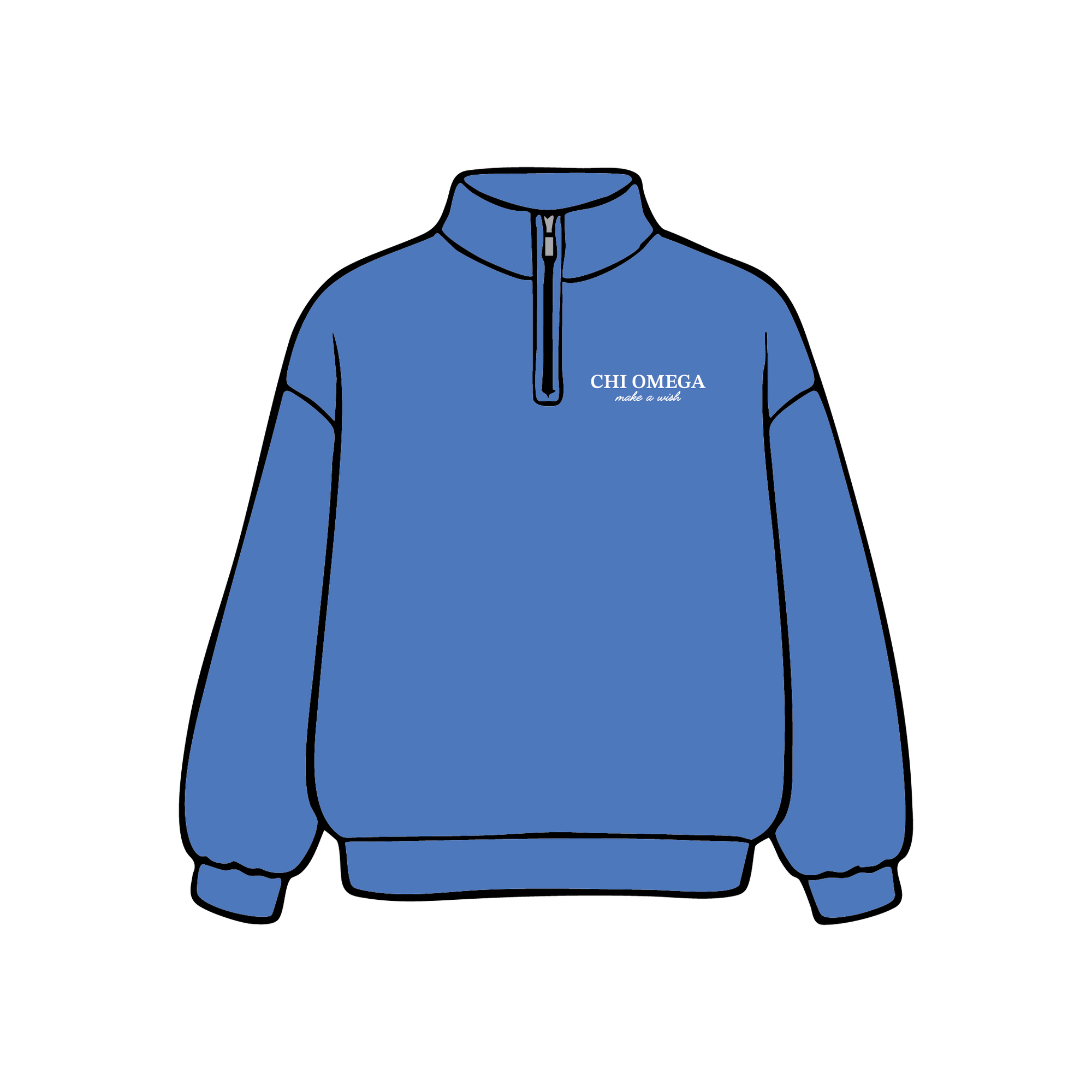 University of Arizona x Chi Omega Philanthropy 'Make A Wish Week' Quarter Zip