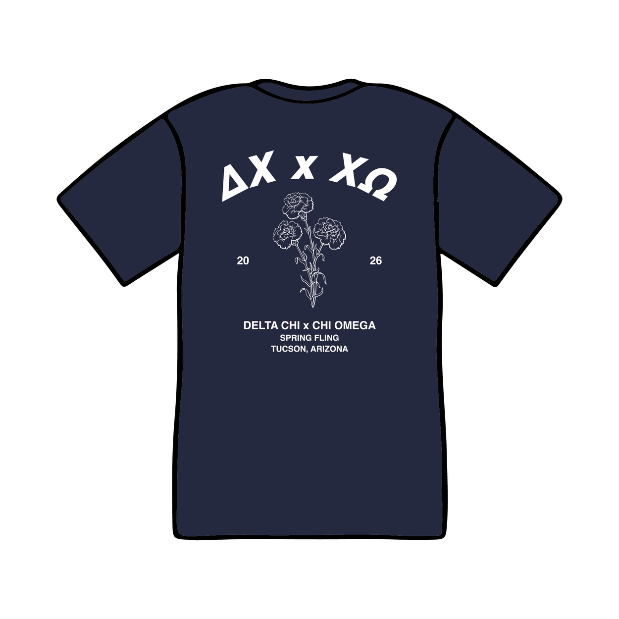University of Arizona x Delta Chi 'Spring Fling' T-Shirt