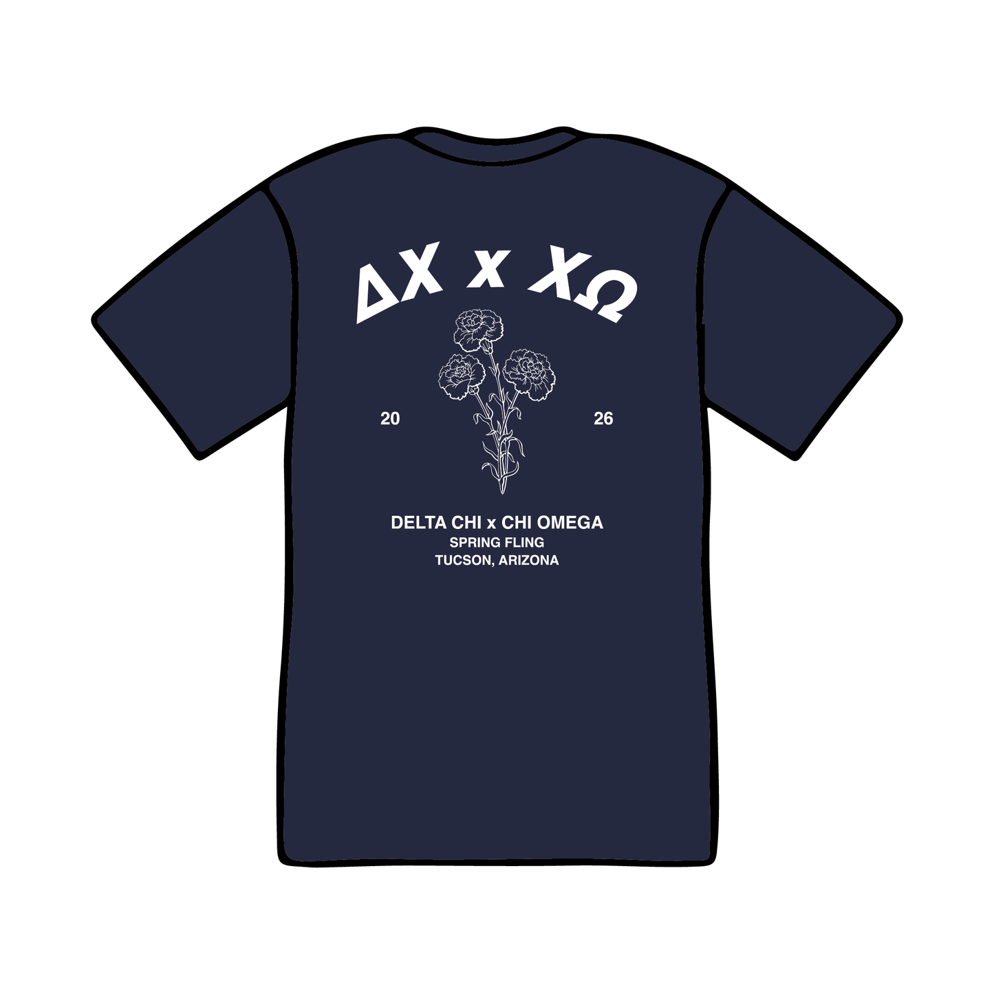 University of Arizona x Delta Chi 'Spring Fling' T-Shirt
