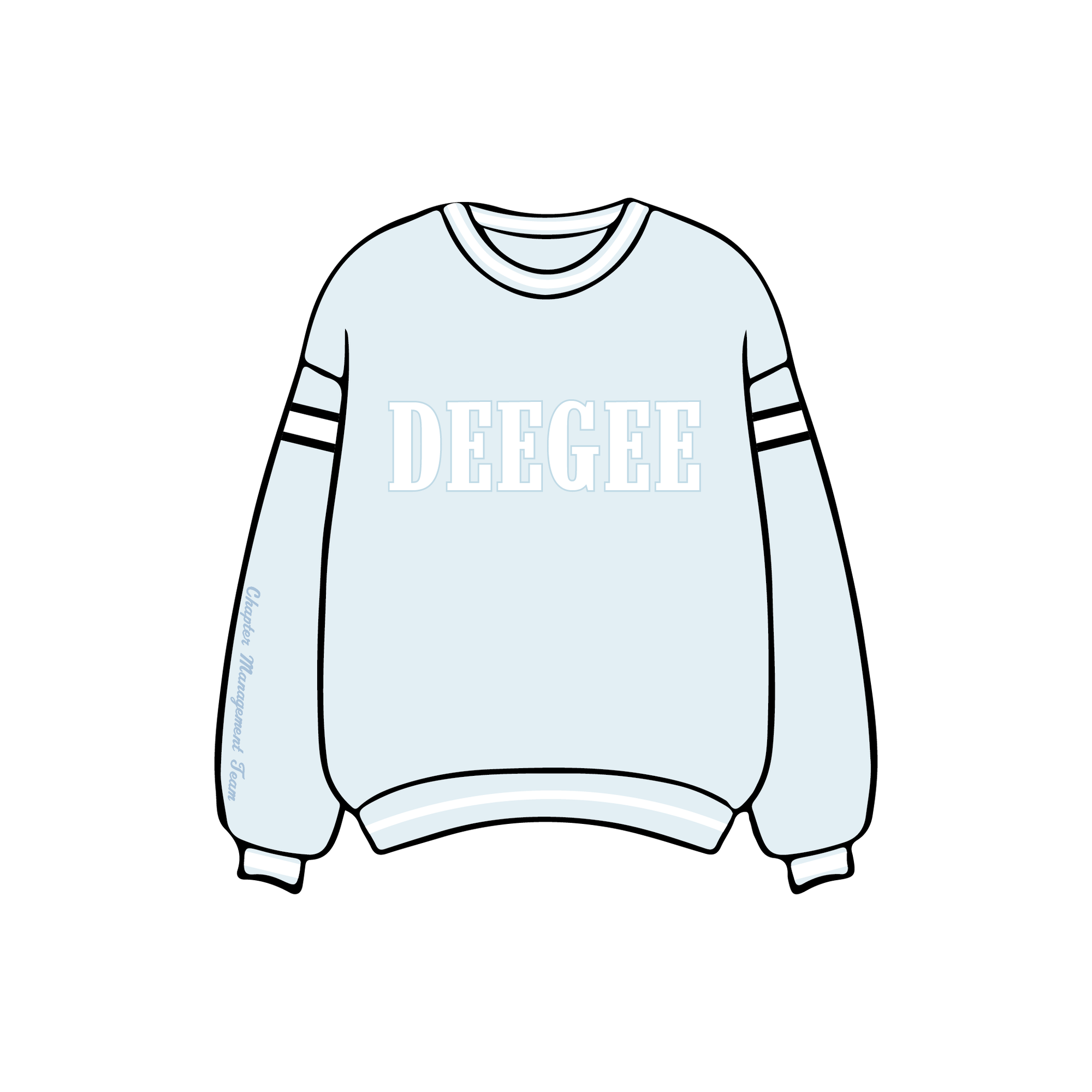 University of Arizona x Delta Gamma 'Executive Board Merch' Crewneck