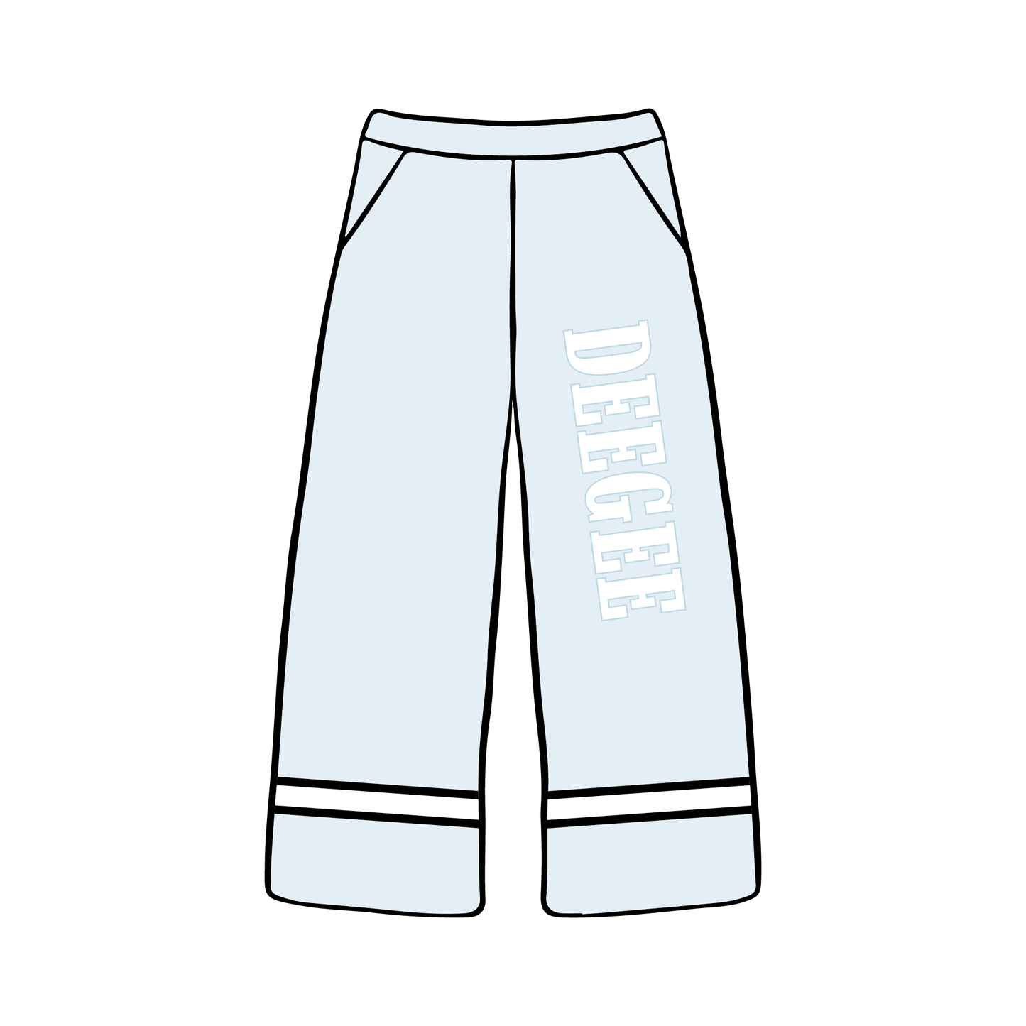 University of Arizona x Delta Gamma 'Executive Board Merch' Sweatpants