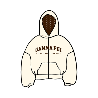 University of Arizona x Gamma Phi Beta 'Recruitment Team' Hoodie