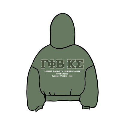 University of Arizona x Gamma Phi Beta 'Spring Fling' Hoodie