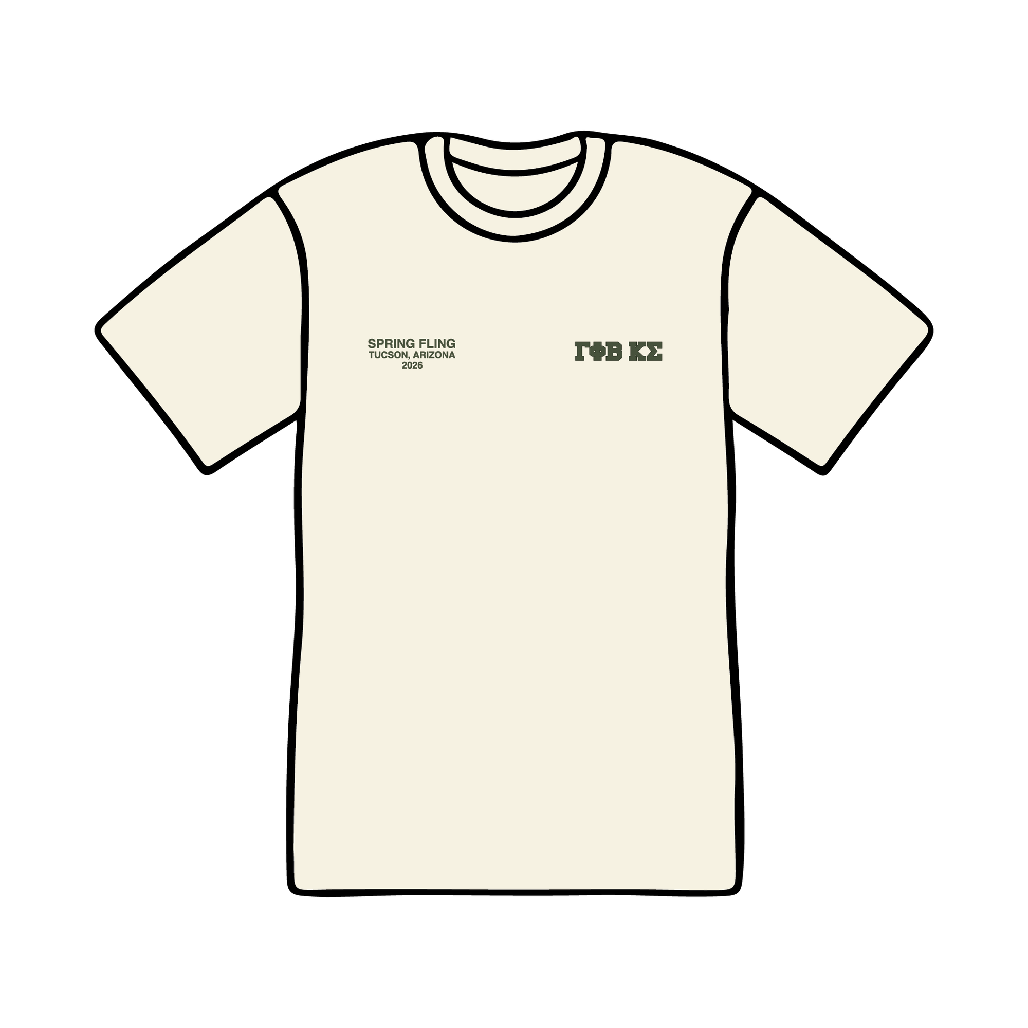 University of Arizona x Gamma Phi Beta 'Spring Fling' T-Shirt