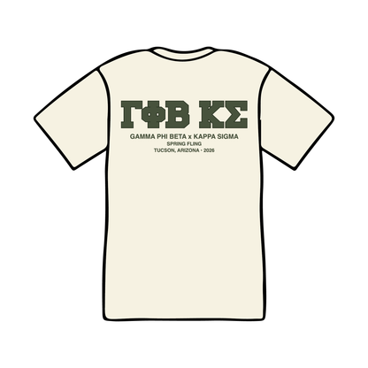 University of Arizona x Gamma Phi Beta 'Spring Fling' T-Shirt