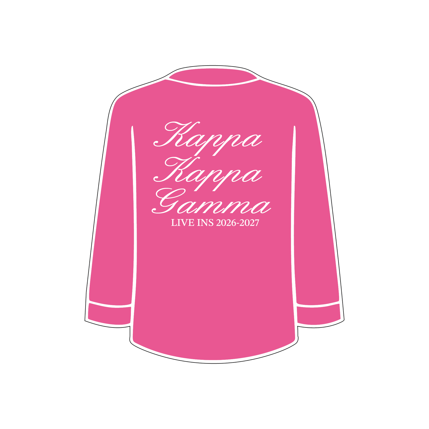 University of Arizona x Kappa Kappa Gamma 'Live ins 2026-2027' Pajama Top