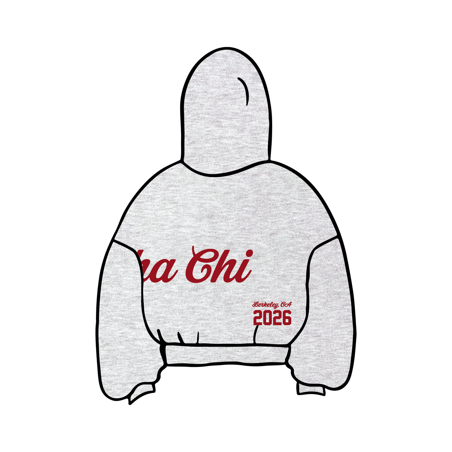 University of California, Berkeley x Alpha Chi Omega 'Exec Hoodies 2026' Hoodie