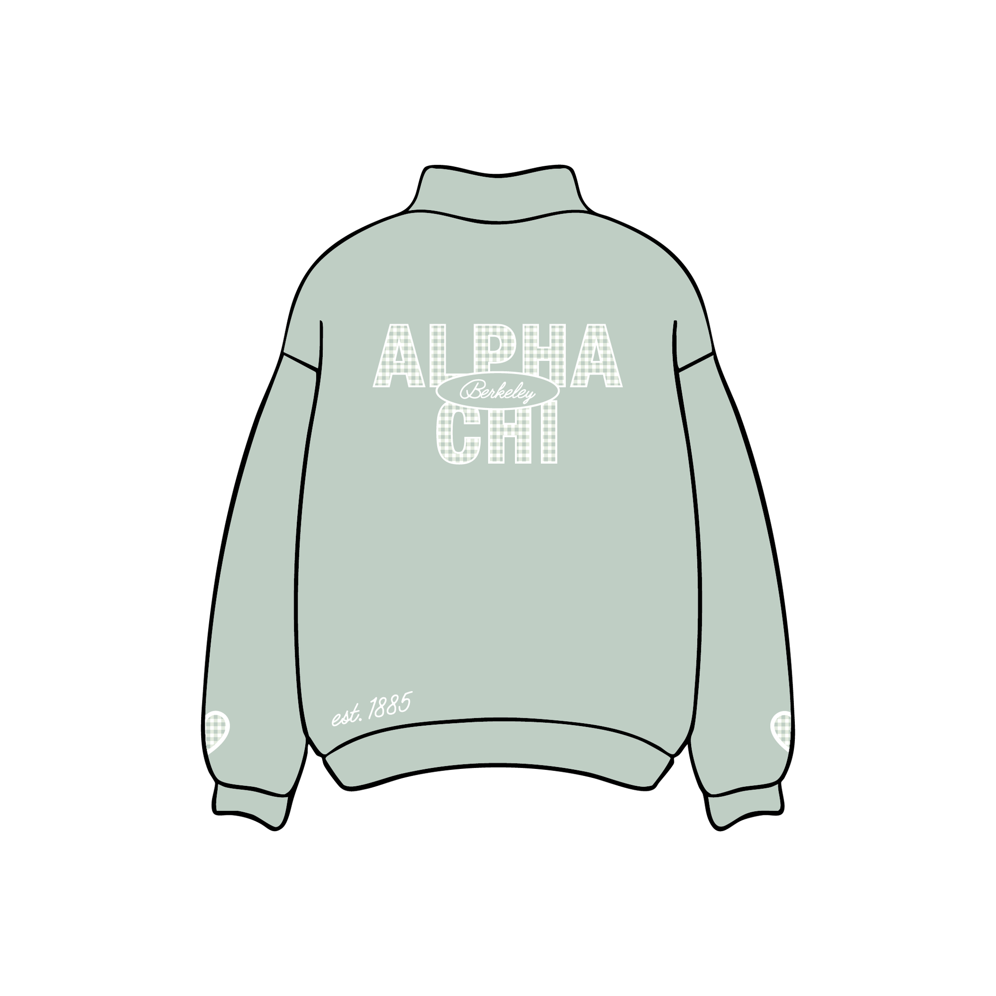 University of California, Berkeley x Alpha Chi Omega 'Spring Merch Drop' Mockneck