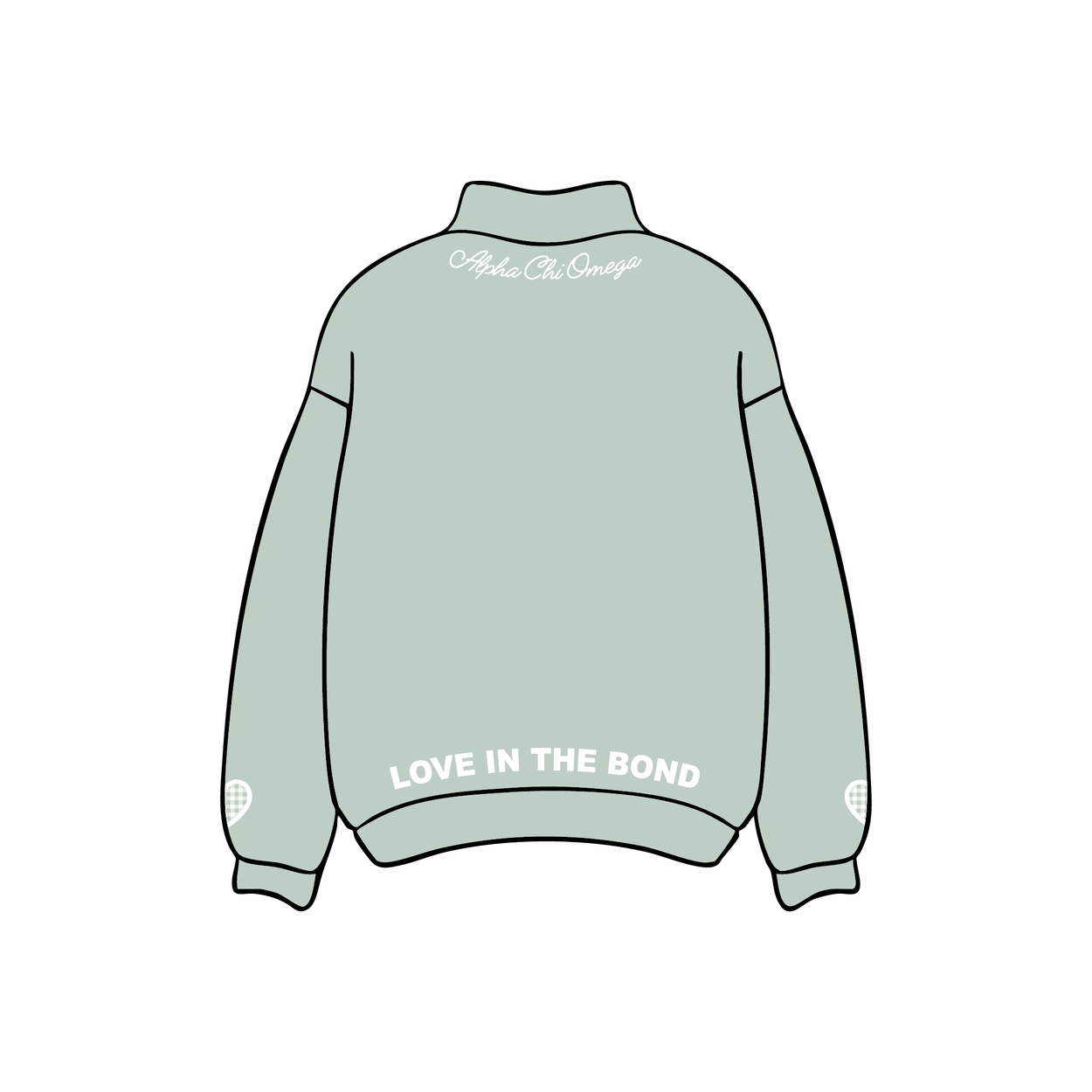 University of California, Berkeley x Alpha Chi Omega 'Spring Merch Drop' Mockneck