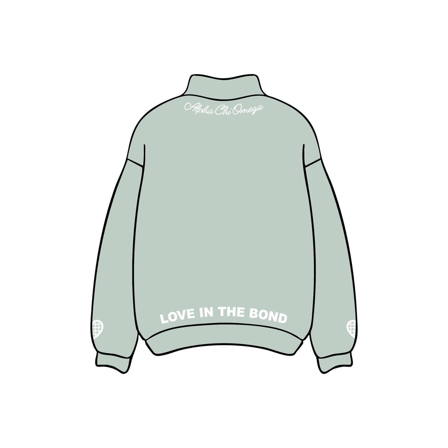 University of California, Berkeley x Alpha Chi Omega 'Spring Merch Drop' Mockneck