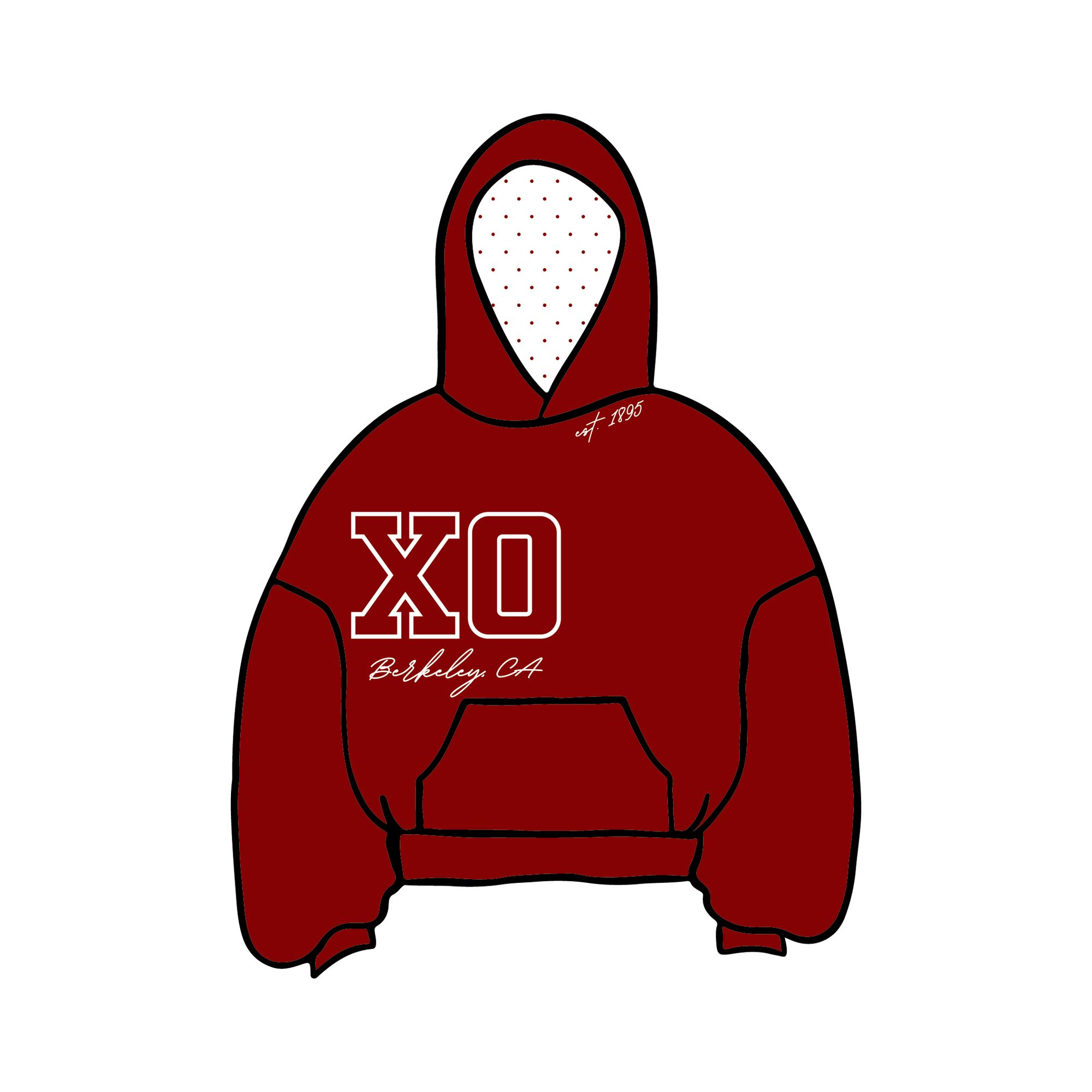 University of California, Berkeley x Chi Omega 'Spring Drop' Hoodie