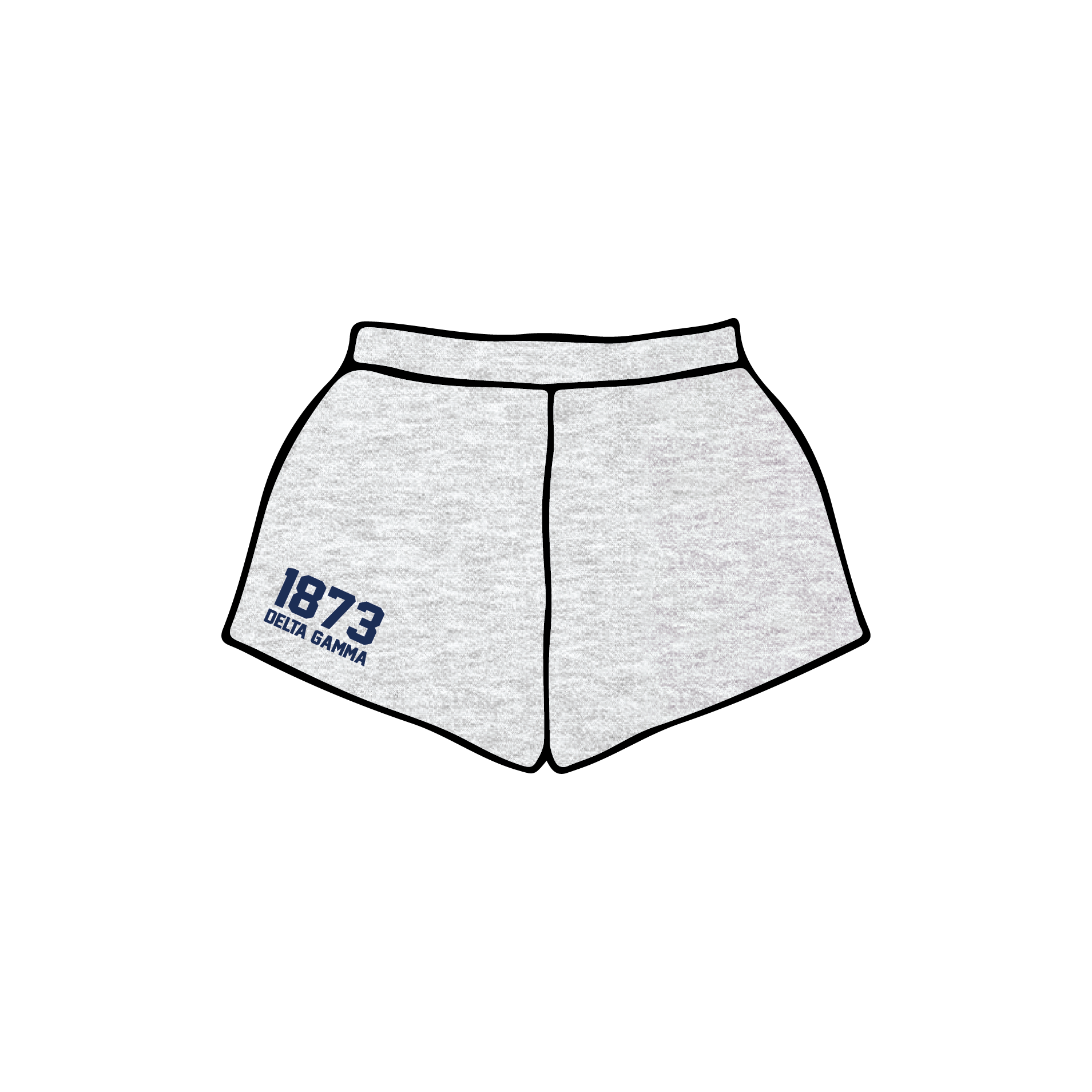 University of California, Berkeley x Delta Gamma 'Spring Merch!' Shorts