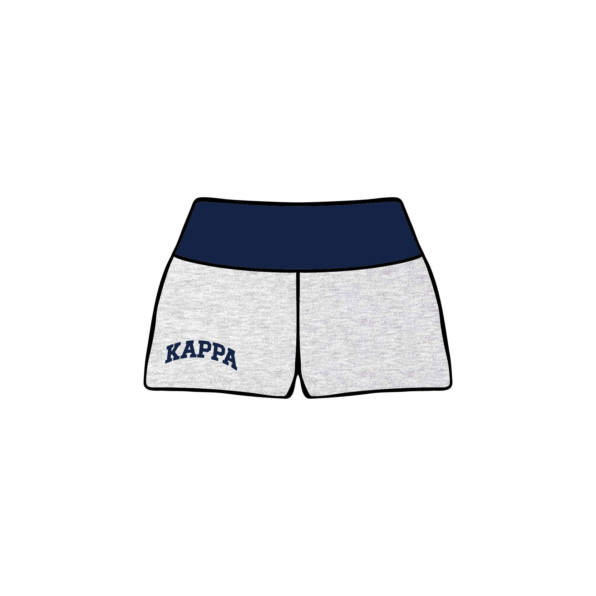 University of California, Berkeley x Kappa Kappa Gamma 'Sorority Merch' Shorts