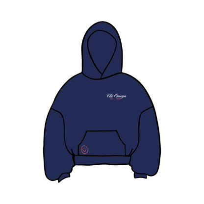 University of California, Los Angeles x Chi Omega 'Spring 2025 Merch' Hoodie