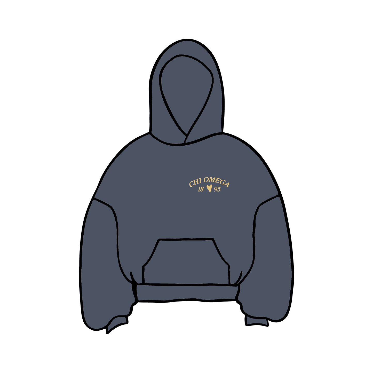 University of California, Los Angeles x Chi Omega 'Senior' Hoodie