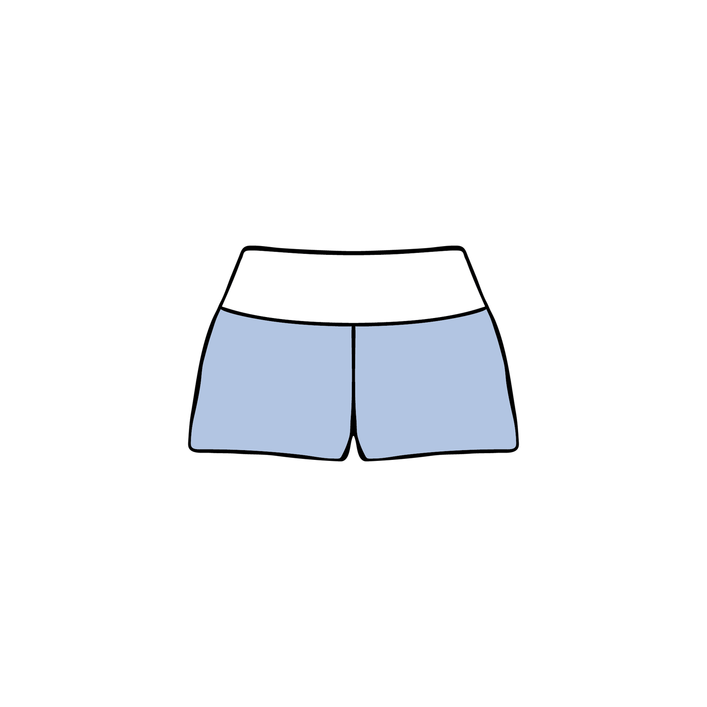 University of California, Los Angeles x Chi Omega 'Winter Drop 2026' Foldover Shorts