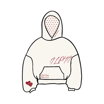 University of California, Santa Barbara x Alpha Phi 'Red Dress Gala' Hoodie