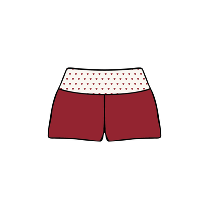 University of California, Santa Barbara x Alpha Phi 'Red Dress Gala' Foldover Shorts