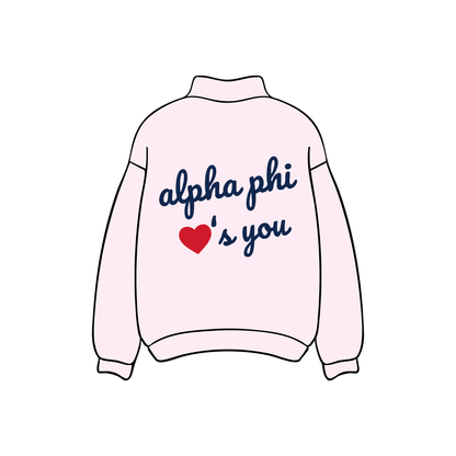 University of California, Santa Barbara x Alpha Phi 'Winter Merch' Mockneck