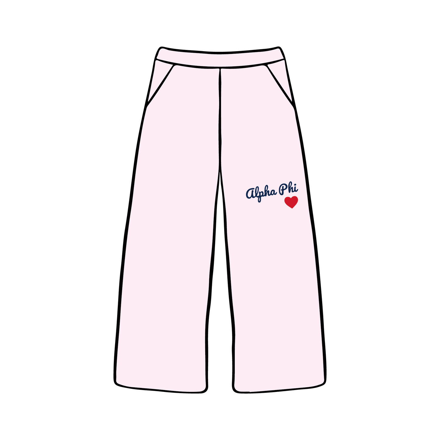University of California, Santa Barbara x Alpha Phi 'Winter Merch' Sweatpants