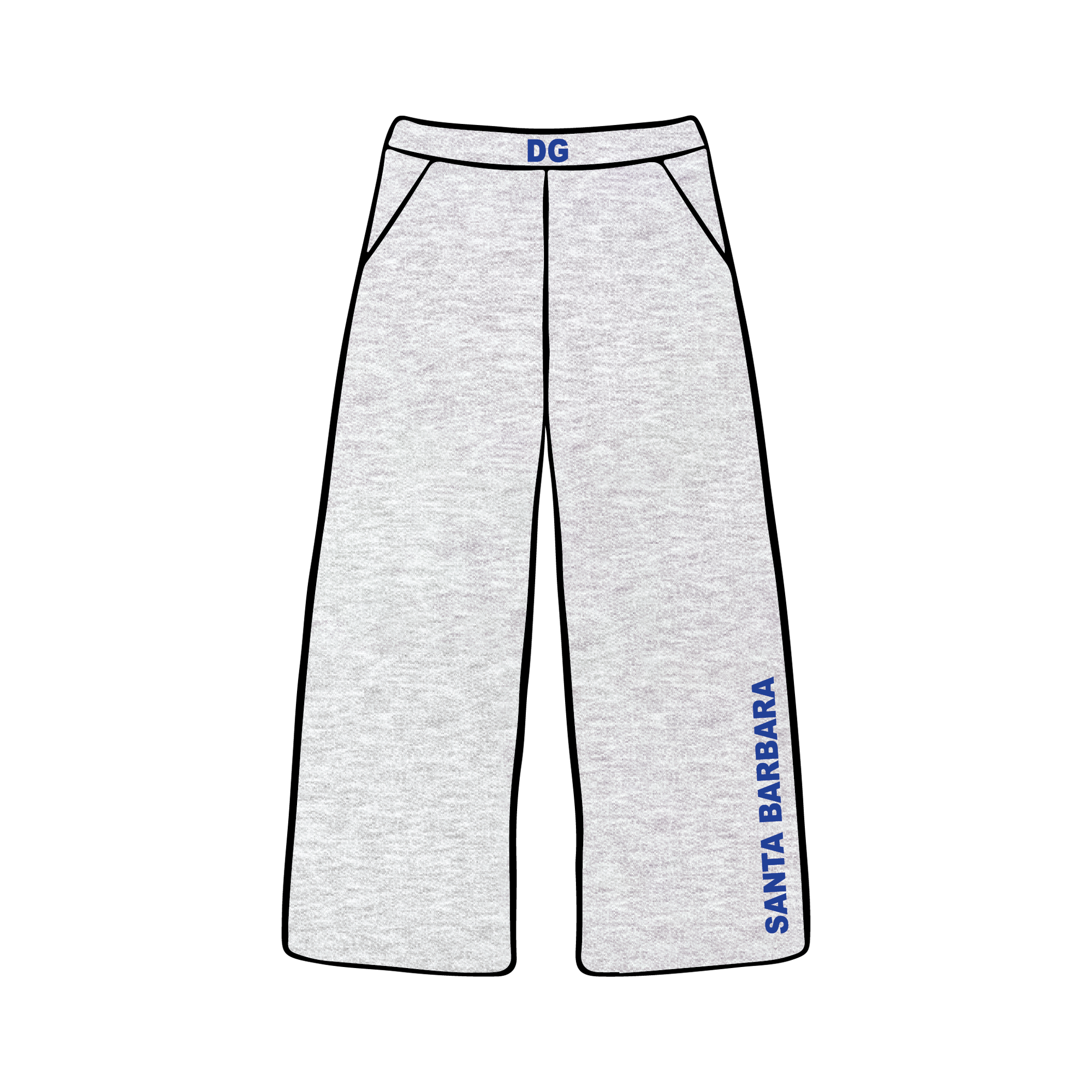 University of California, Santa Barbara x Delta Gamma 'Winter Q Drop' Sweatpants