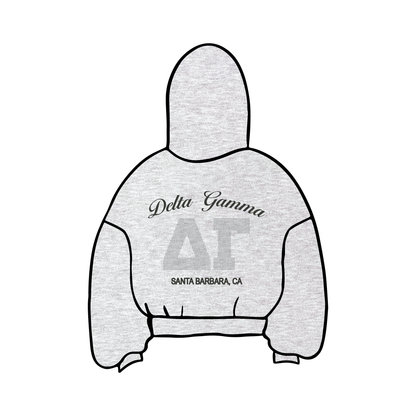 University of California, Santa Barbara x Delta Gamma 'Winter Q Drop' Hoodie