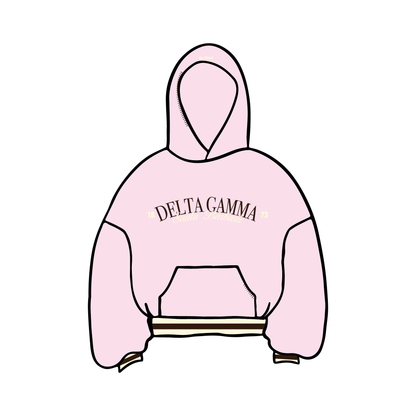 University of California, Santa Barbara x Delta Gamma 'Winter Q Drop' Hoodie
