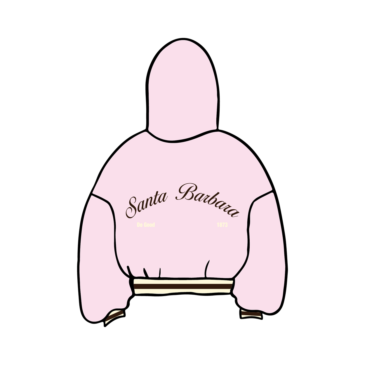 University of California, Santa Barbara x Delta Gamma 'Winter Q Drop' Hoodie