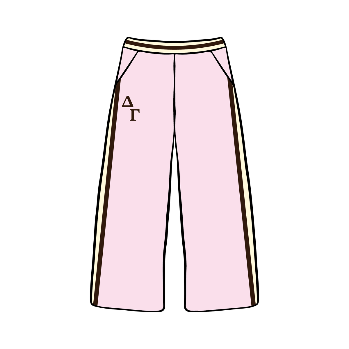 University of California, Santa Barbara x Delta Gamma 'Winter Q Drop' Sweatpants