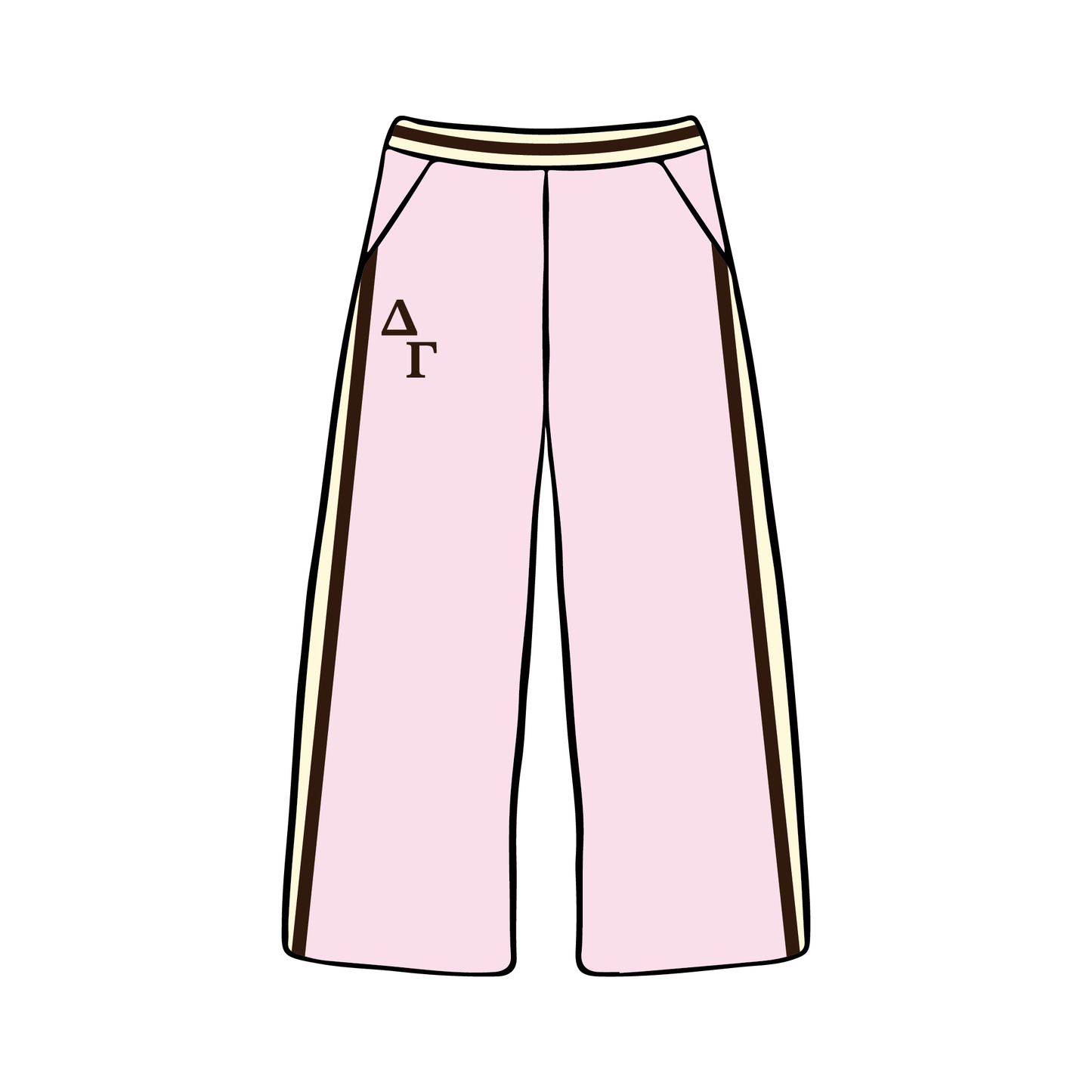 University of California, Santa Barbara x Delta Gamma 'Winter Q Drop' Sweatpants