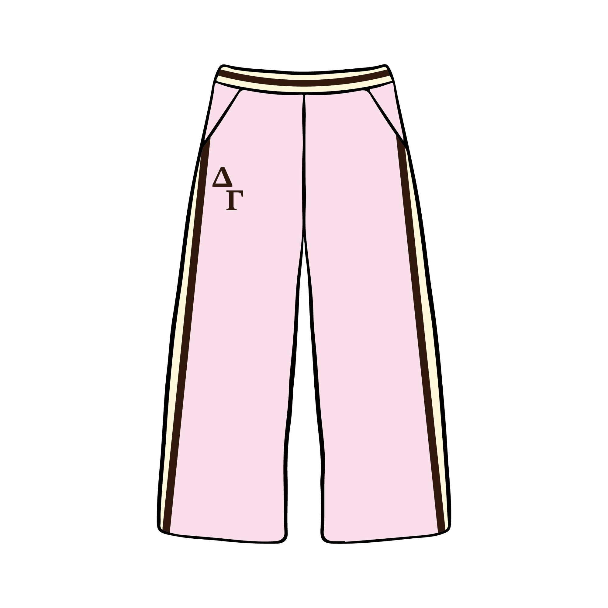 University of California, Santa Barbara x Delta Gamma 'Winter Q Drop' Sweatpants