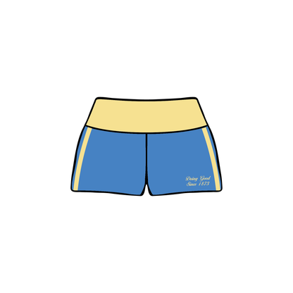 University of California, Santa Barbara x Delta Gamma 'Winter Q Drop' Foldover Shorts