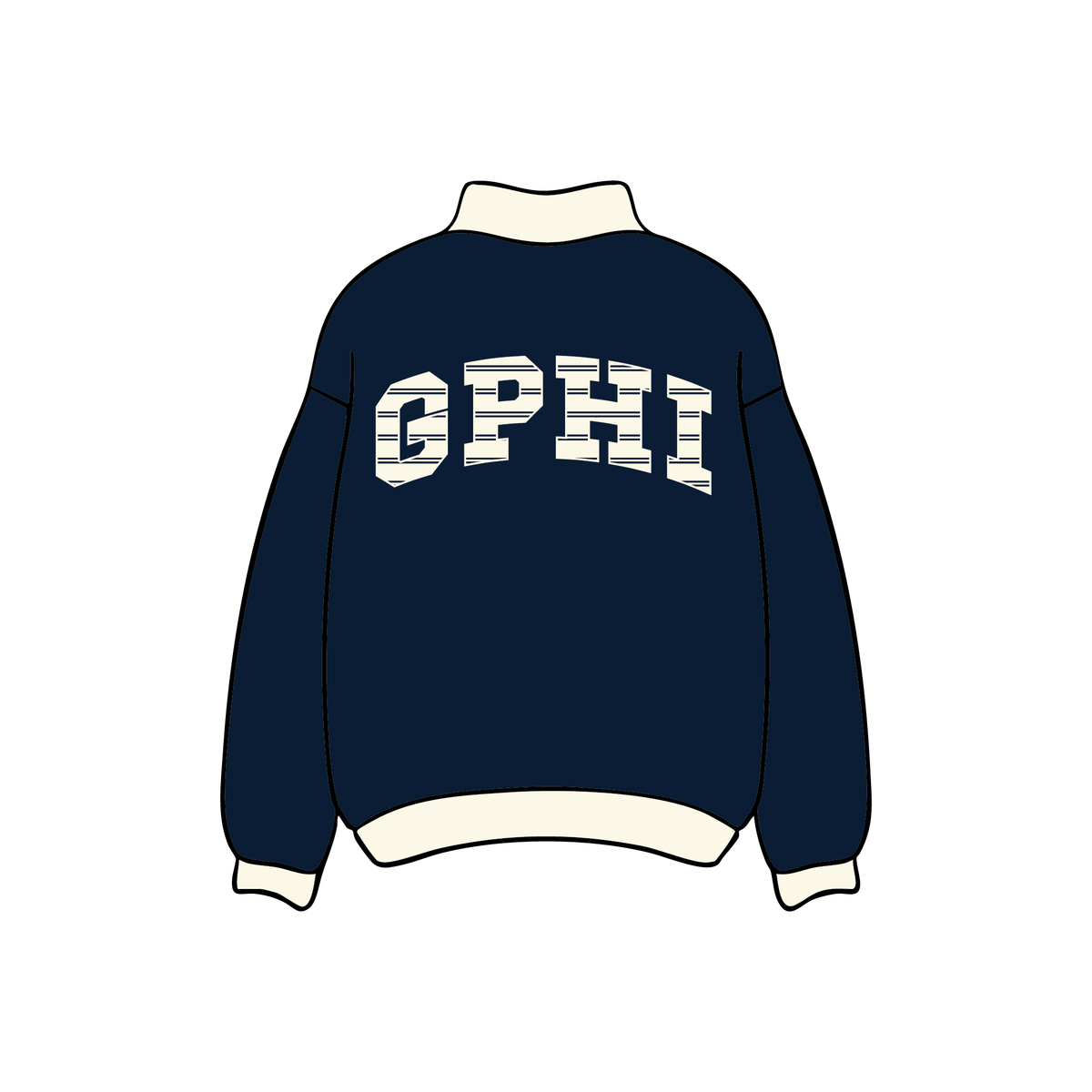 University of California, Santa Barbara x Gamma Phi Beta 'Spring Merch' Mockneck