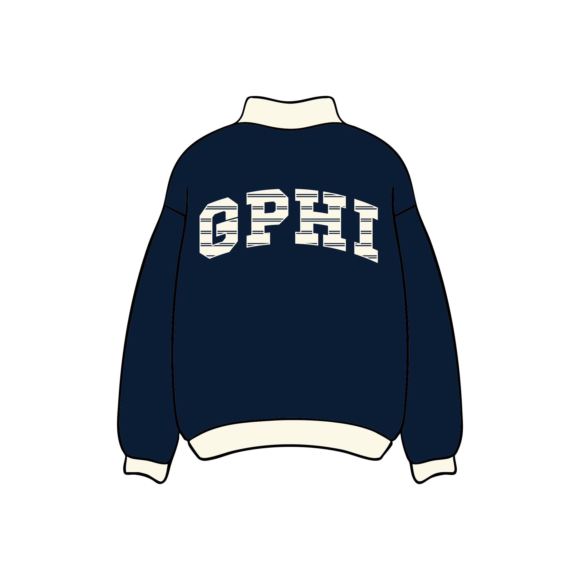 University of California, Santa Barbara x Gamma Phi Beta 'Spring Merch' Mockneck