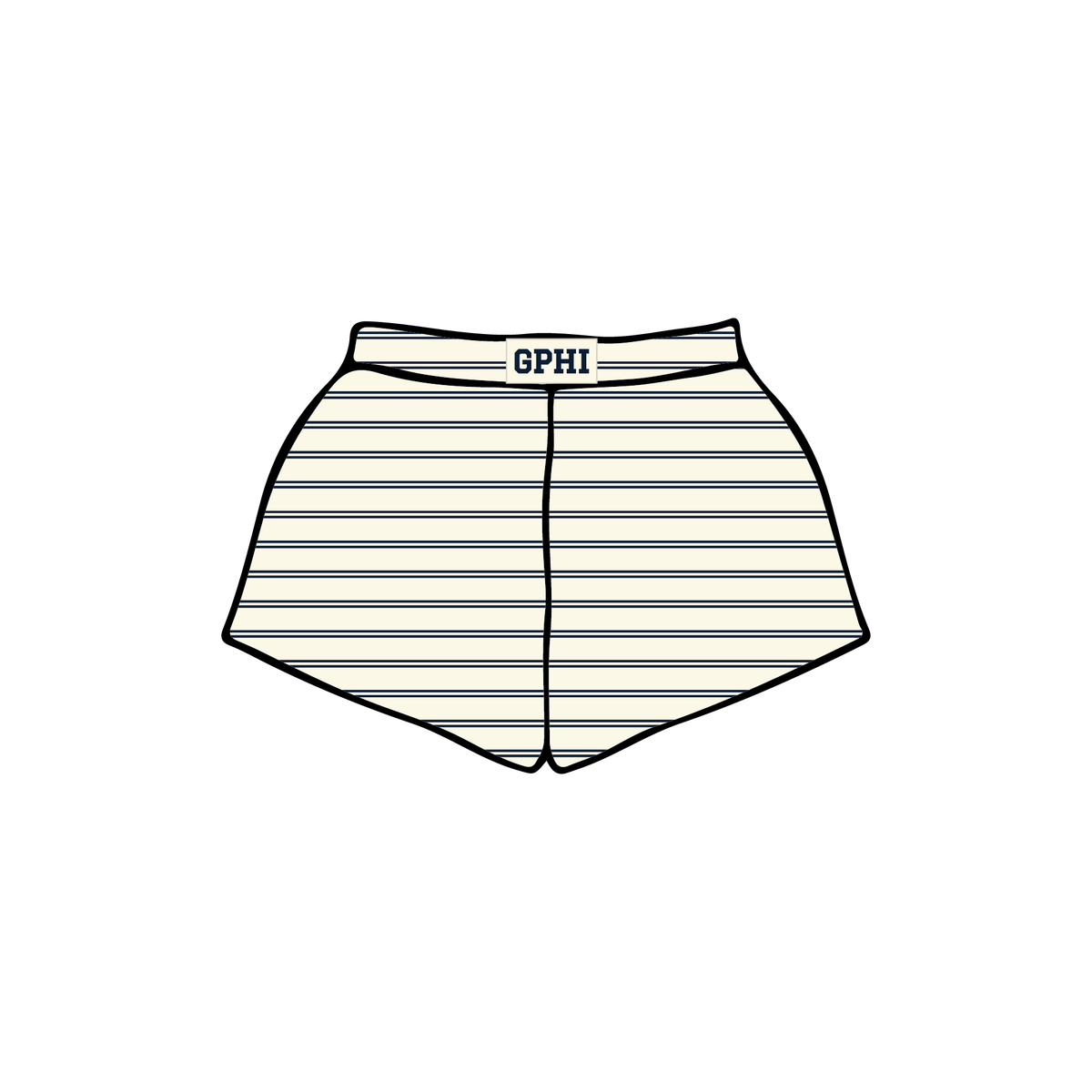 University of California, Santa Barbara x Gamma Phi Beta 'Spring Merch' Sweatshorts
