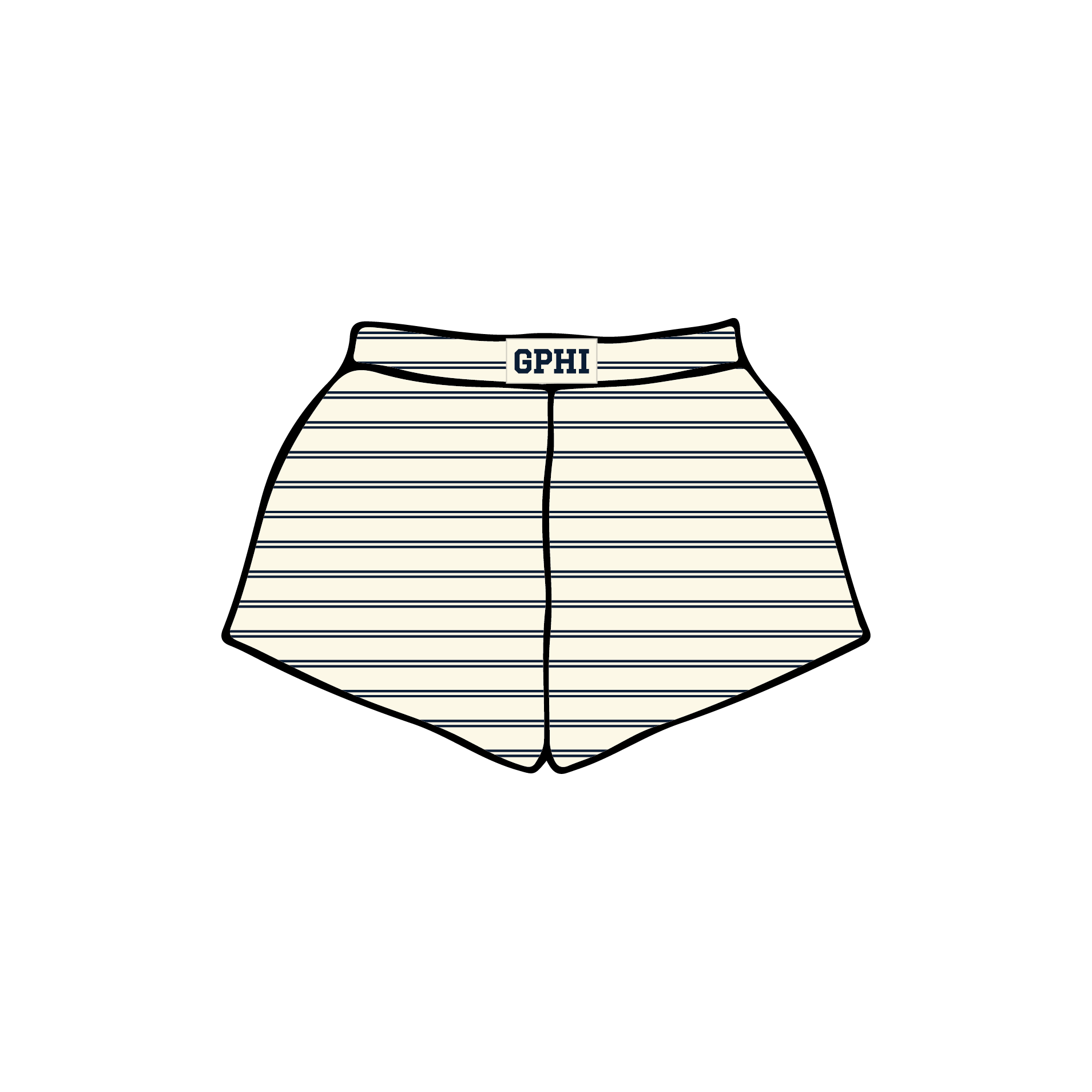 University of California, Santa Barbara x Gamma Phi Beta 'Spring Merch' Sweatshorts