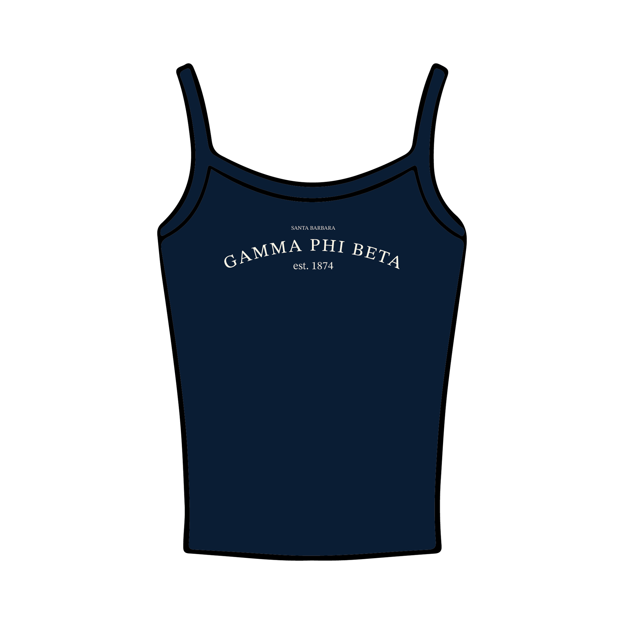 University of California, Santa Barbara x Gamma Phi Beta 'Spring Merch' Tank