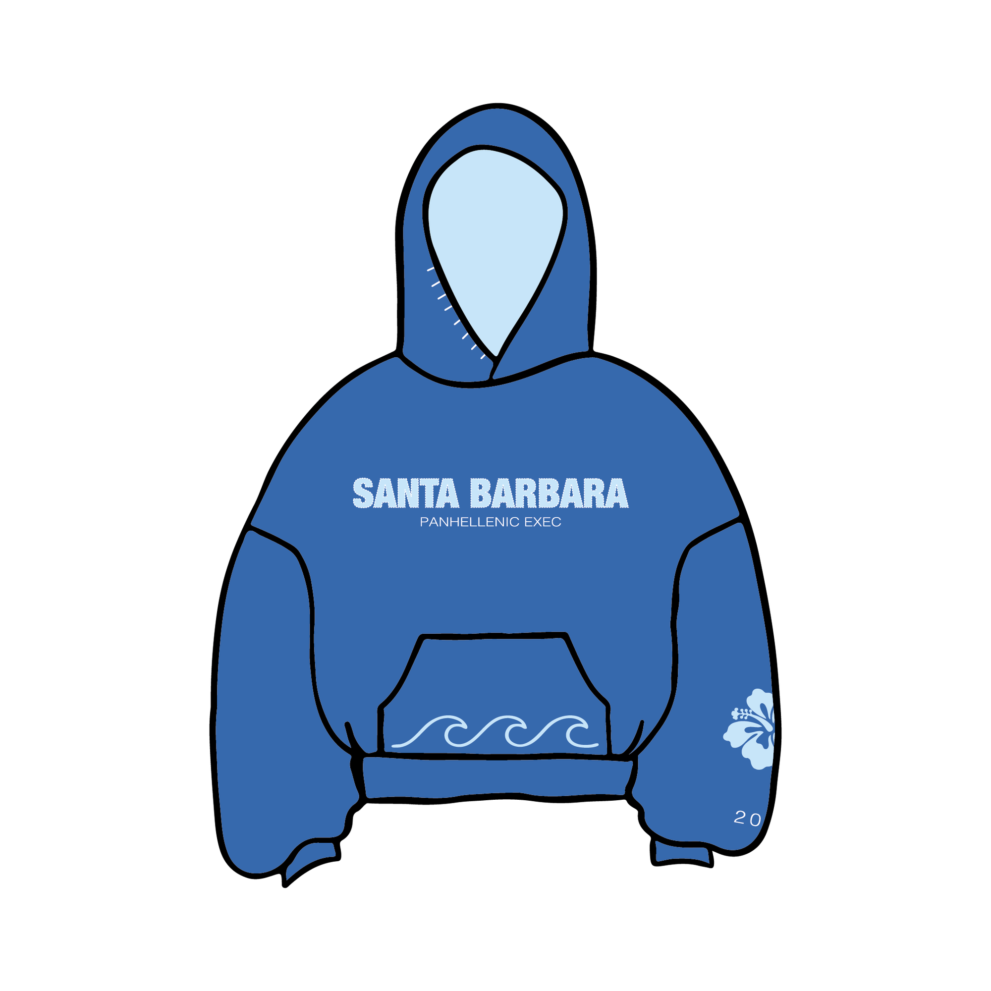 University of California, Santa Barbara x Other UCSB 2026 Panhellenic 'Executive Board' Hoodie