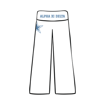 University of Central Florida x Alpha Xi Delta Mock 'recruitment set' Foldover Pants